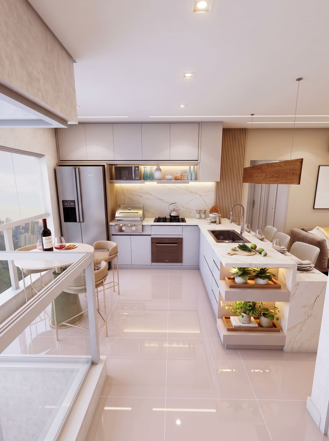 Essencial Bairro Jardim | Apartamento 2 suítes e 1 vaga